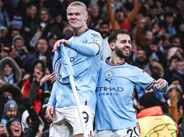  哈兰德戴帽曼城大胜狼队巩固领头羊